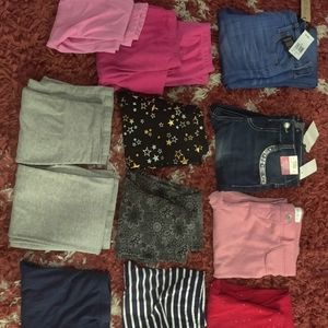 13 pants and 3 pair of shorts